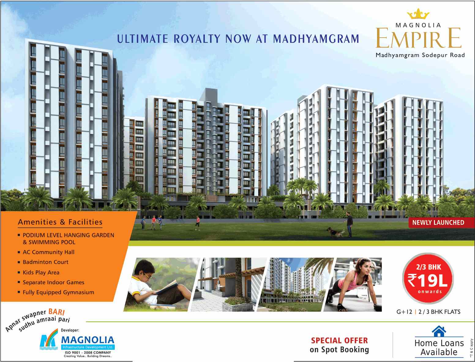 Experience ultimate royalty by residing at Magnolia Empire in Kolkata
